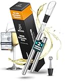 Brendo Weinkühler 4-in-1 Weinkühlstab Edelstahl I Flaschenkühler 2 Längen...