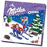 Milka & OREO Adventskalender – Weihnachtskalender mit Schokolade und OREO...