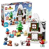 LEGO 10976 DUPLO Lebkuchenhaus mit Weihnachtsmann Figur,...