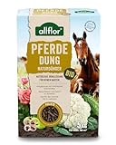 Allflor Pferdedung gekörnt 1 x 5 Kg in Faltschachtel - Pferdemist als Dünger -...