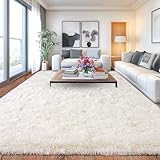 Chicnix Großer Teppich Wohnzimmer 200x300 Hochflor Flauschig,...