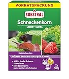 Substral Schneckenkorn LIMEX Ultra, 2 x 500g Vorteilspackung für 2 x 500qm,...