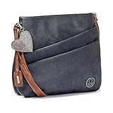 Rieker H1005-14 Handtasche Kunstleder Damen in blau - Gr. S