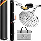 KESSER® Solardusche 60 Liter Solar Gartendusche inkl. Metall-Duschablage,...