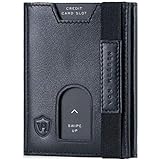 VON HEESEN® Leder Slim Wallet I Geldbeutel mit RFID Schutz I Mini Geldbörse...