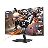 ARZOPA 27' Gaming Monitor 180 Hz,2K 100%sRGB pc monitor 1 ms Reaktionszeit...