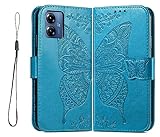 GOKEN Hülle für Motorola Moto G14, Schutzhülle Case Cover TPU/PU Leder Flip...