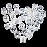 Tattoo Ink Caps Cups - SOTICA 300PCS #14 Mittlere Kunststoff Tattoo Tintenbecher...