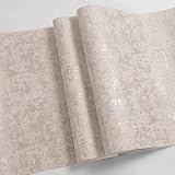Swehooirt Betonoptik Tapete Silber Putz Beton Architekt Vliestapete Beige Rosa...