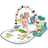 BEERYFUN Spielbogen Baby, Bauchzeit-Matte Spielmatte Baby Kleinkindspielzeug...