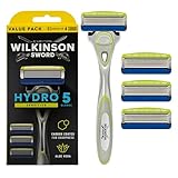 WILKINSON SWORD - Hydro 5 Rasierer für Männer | Feuchtigkeitsspendendes Gel...