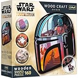 Trefl 20186 Woodcraft Star Wars The Mandalorian Konturenpuzzle aus Holz,...