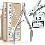 KLINGENHELD® Präzise Nagelhautzange - Sehr leichtgängig & extra scharf -...