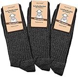 normani 3 Paar Schafwollsocken 100% Schafwolle Norwegersocken Gr. 35-50 Farbe...