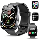 Smartwatch Herren Damen mit Bluetooth Anrufe, 1.95' HD Fitnessuhr mit...