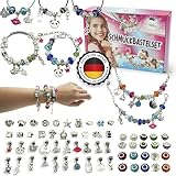 Orbikus Schmuckbastelsets Mädchen ab 8 Jahren – DIY Armbänder & Halsketten...