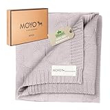 MOYO Babydecke Warmer Sommerregen I 70x90cm I Atmungsaktive Kuscheldecke aus...