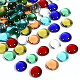 Muggelsteine bunt kinder – ca. 210 Stück, 900g, Glassteine bunt, Glasnuggets...