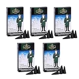 Crottendorfer Räucherkerzen Weihnachtlicher Weihrauch 5er Pack (5 x 24 Stück)...