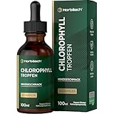 Chlorophyll Tropfen 100ml aus reinem Alfalfa | Vegane Chlorophyll Liquid |...
