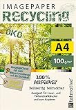 TATMOTIVE Imagepaper Recyclingpapier Öko 100g/qm DIN A4, FSC zertifiziert,...