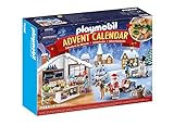 PLAYMOBIL Christmas 71088 Adventskalender für Kinder: Weihnachtsbacken mit...