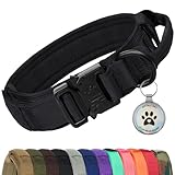 Joytale Taktisches Hundehalsband | Hunde Halsband mit Griff | Hundehalsband...