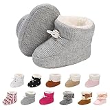 Tolaler Unisex-Baby Neugeborenes Fleece Booties, Verdicktes Futter Warme Baby...