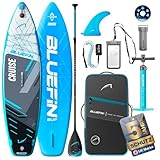 Bluefin Cruise 10'8 Blau aufblasbares Paddleboard | Premium-SUP-Paket & Zubehör...