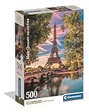 Clementoni Puzzle Collection - Along The Seine 500 Stücke, Compact Box - Puzzle...
