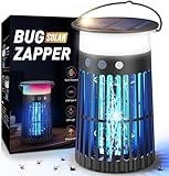 Insektenvernichter Elektrisch, Solar Mückenlampe akku 4000mAh mit RGB Licht...