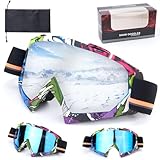 shirylzee Unisex Skibrille fur Herren Damen Jugendliche, Snowboard Brille für...