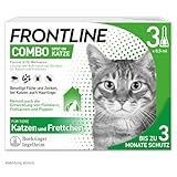 FRONTLINE Combo Katze gegen Zecken, Flöhe & Haarlinge (für Jede Größe &...