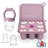 Silikon Fruchtsauger Baby Babybrei Einfrieren Behälter Set, Lebensmittel Zum...