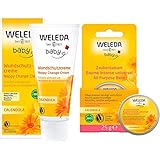 WELEDA Bio Baby Calendula Wundschutzcreme 75ml & Bio Baby Calendula Zauberbalsam...