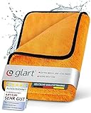 Glart Auto Trockentuch XXL - Microfasertuch Autopflege, saugstark, 90x60cm für...