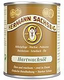 Hermann Sachse Hartwachsöl farblos - 2-in-1-Holzpflegeöl & -Wachs für starken...