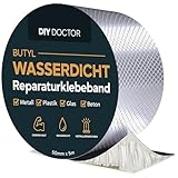 DIY Doctor Butylband – 50mm x 5m – Aluminium Wasserdichtes Reparaturband...