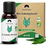 Emma Grün® BIO Eukalyptusöl Ätherisches Öl [100% Naturrein] - Bio...