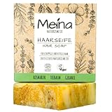 Meina Naturkosmetik - Bio Haarseife für fettiges Haar gegen Schuppen mit...