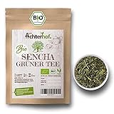 Grüner Tee Sencha BIO 250g | 100% natürlicher, reiner grüner Tee | fein-herb...