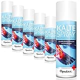 6 x 400ml Oputec Kältespray Eisspray Sport: Erste-Hilfe-Spray bei...