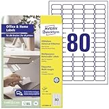 AVERY Zweckform L4732REV-10 Universal Etiketten (800 Klebeetiketten, 35,6x16,9...