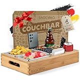BASICBIRD® Couchbar Snackbox - Organizer Tablett- Snackspender mit 3X...