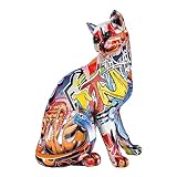 Casablanca - Figuren Deko Katze - Pop Art - Katzen Geschenke - Skulptur - Höhe...