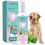 150 ml Dentalspray für Hunde & Katzen, Zahnsteinentferner hund gegen Zahnbelag...