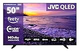 JVC Fernseher 50 Zoll Fire TV 4K QLED Smart TV mit Dolby Vision HDR, Dolby...