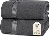 Utopia Towels - 2er Badetücher Groß aus Baumwolle mit Aufhänger,...