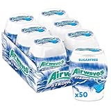 Airwaves Kaugummi Strong, Zuckerfrei, weiß, 6 Dosen (6 x 50 Dragees) (...