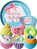 Aofmee Badebomben Geschenkset, 6pcs Badekugeln, Geschenke für Frauen, Freundin,...